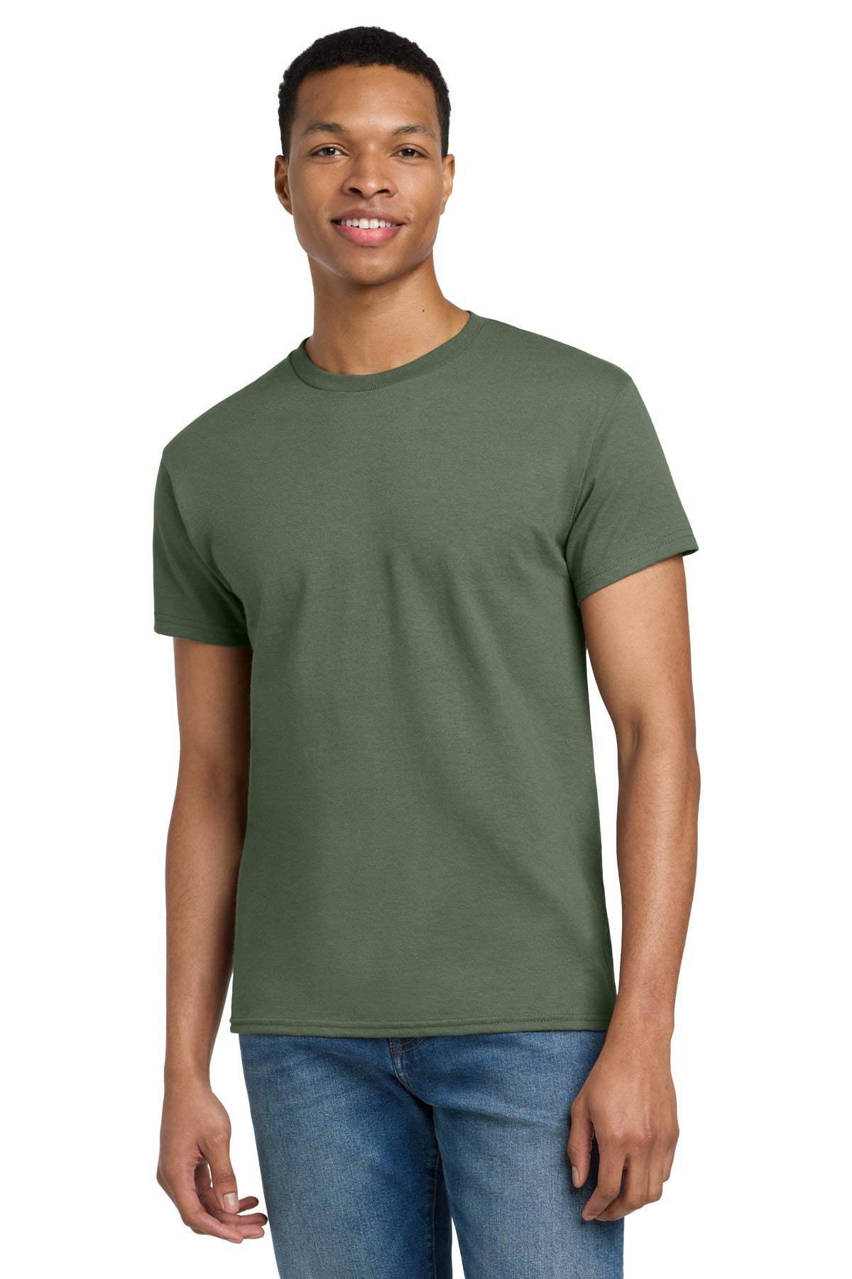 Custom Embroidered or DTF Printed - Gildan ®  - Ultra Cotton ®  100% US Cotton T-Shirt.  2000