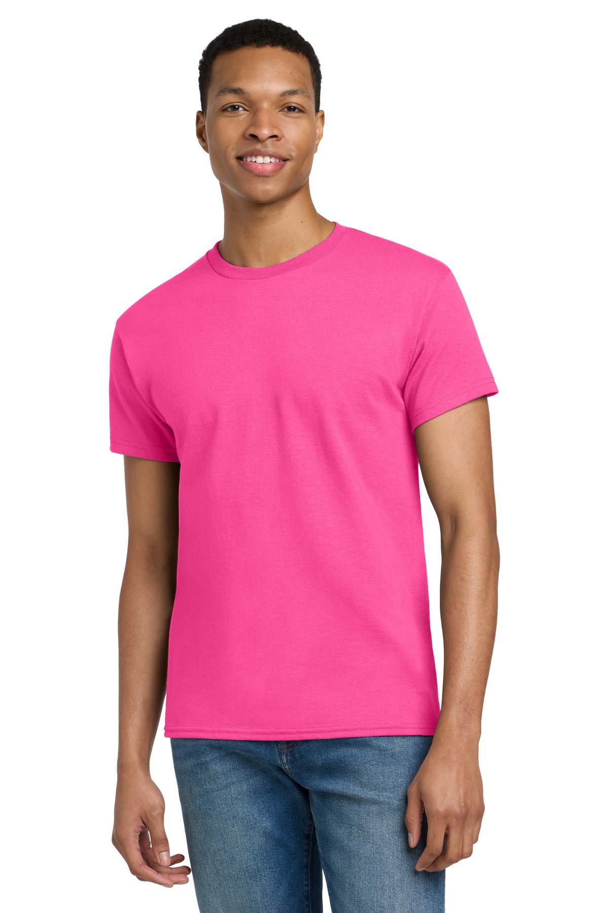 Custom Embroidered or DTF Printed - Gildan ®  - Ultra Cotton ®  100% US Cotton T-Shirt.  2000