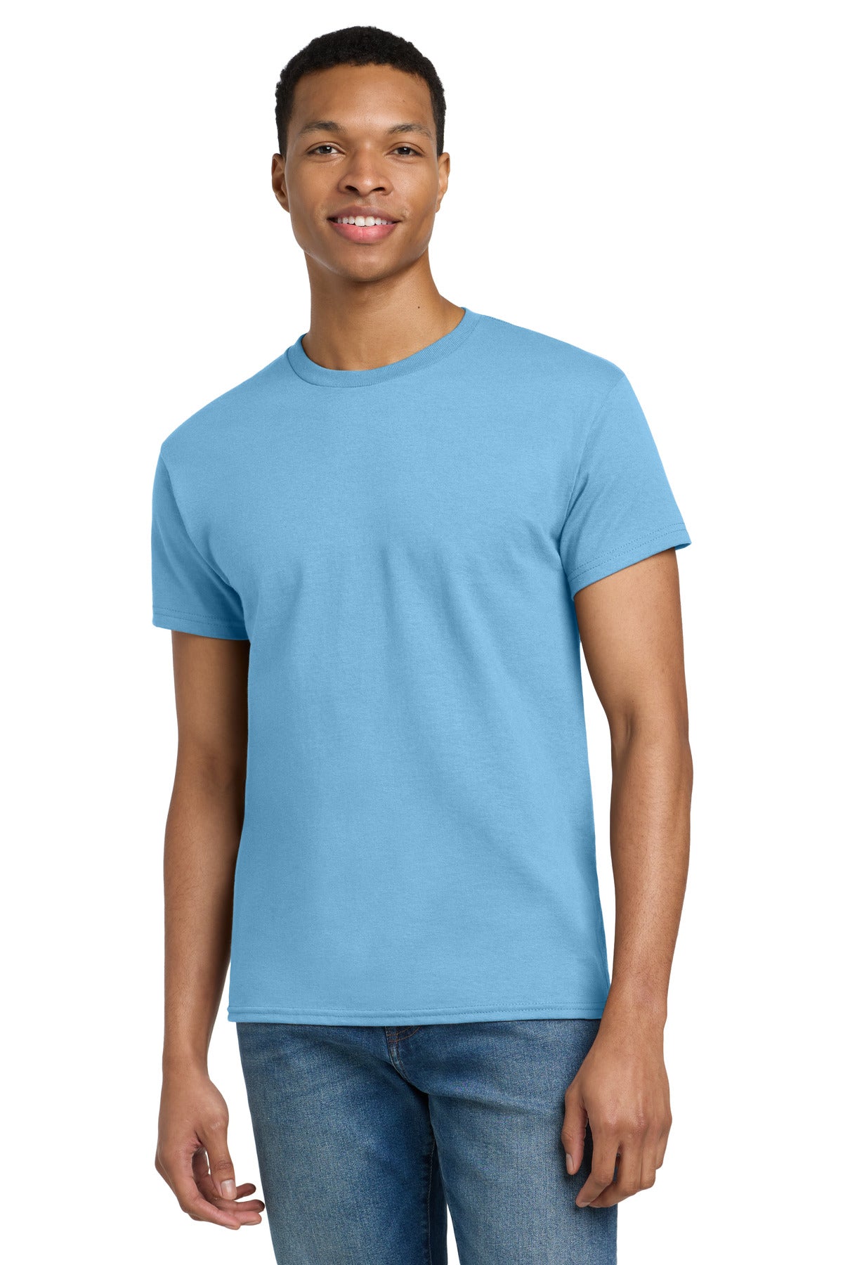 Custom Embroidered or DTF Printed - Gildan ®  - Ultra Cotton ®  100% US Cotton T-Shirt.  2000