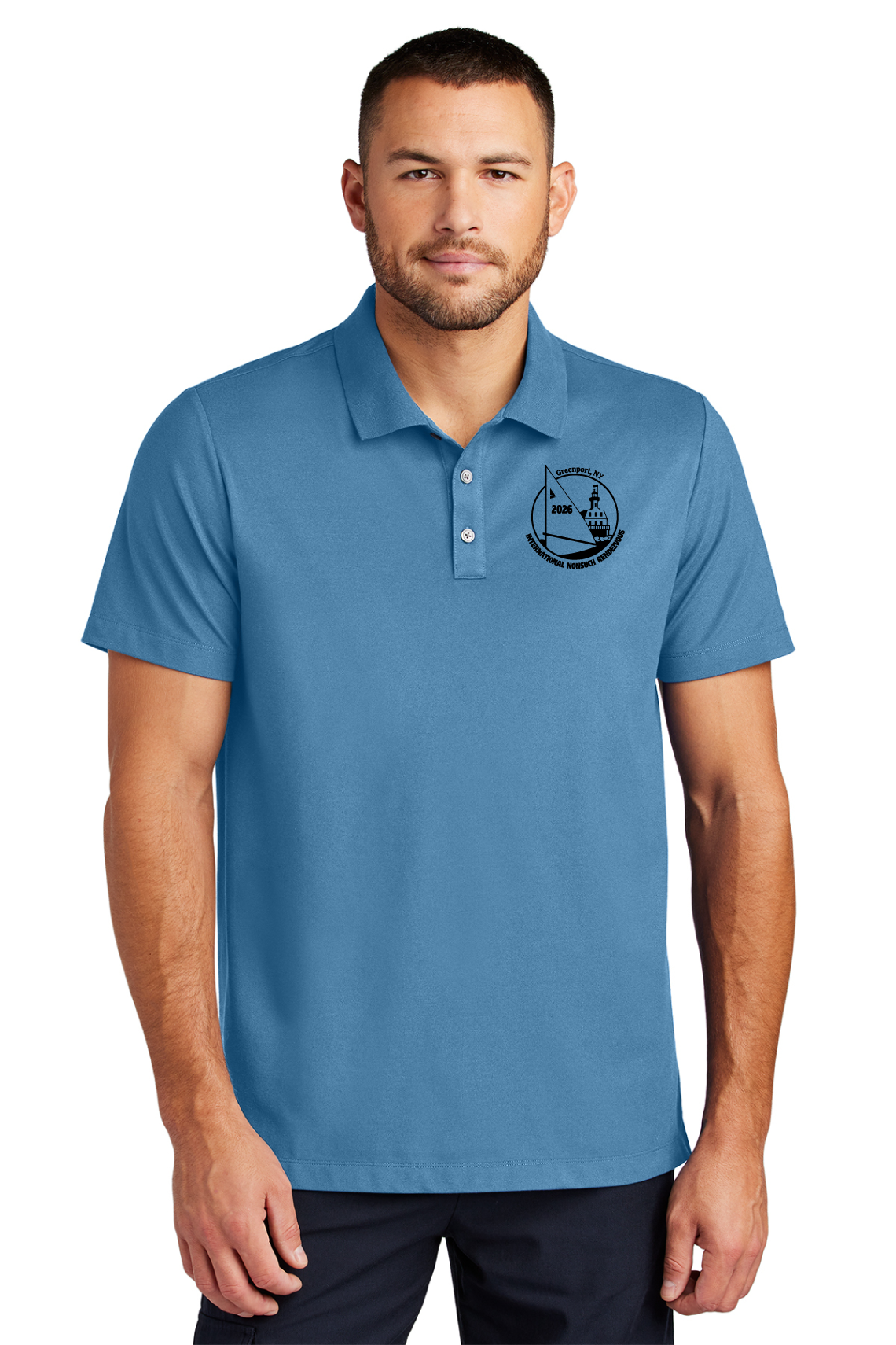 Nonsuch 2026 Greenport Rendezvous - Mercer+Mettle® Stretch Pique Polo - MM1004