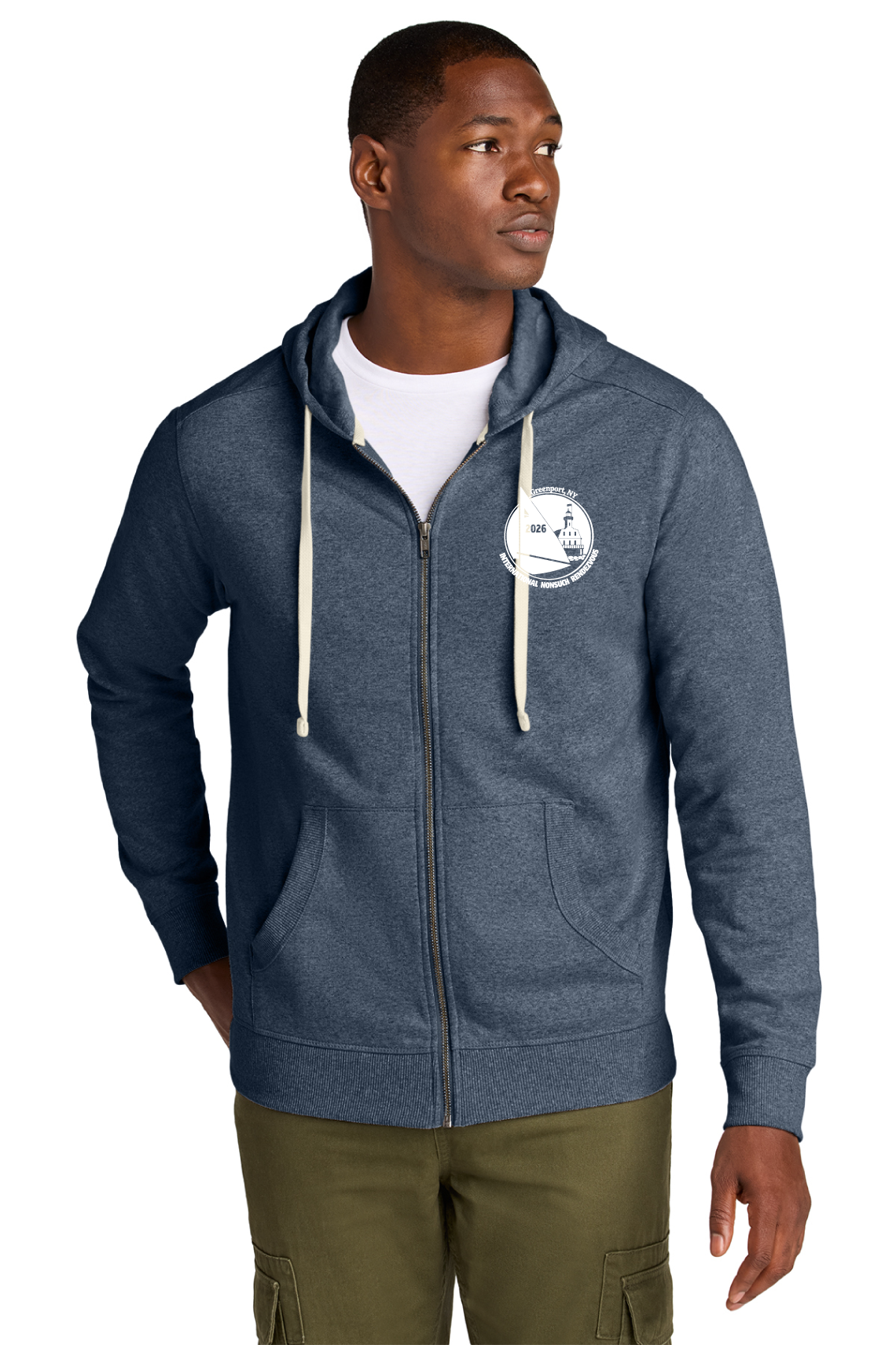 Nonsuch 2026 Greenport Rendezvous - District® Re-Fleece™ Full-Zip Hoodie DT8102