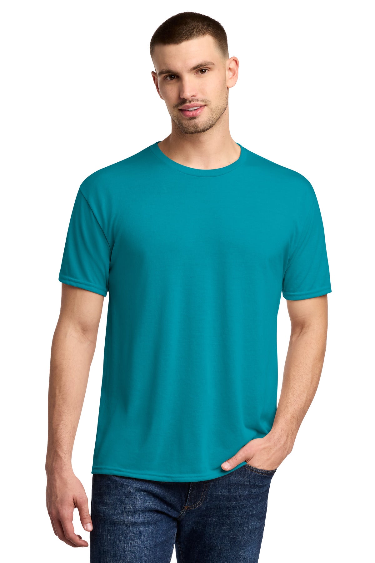 Custom Embroidery or DTF Print - Jerzees ®  Dri-Power ®  100% Polyester T-Shirt. 21M