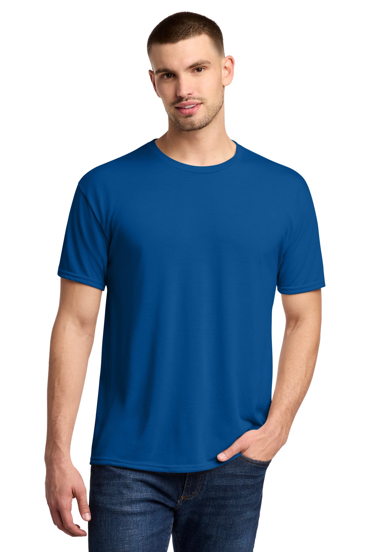 Custom Embroidery or DTF Print - Jerzees ®  Dri-Power ®  100% Polyester T-Shirt. 21M