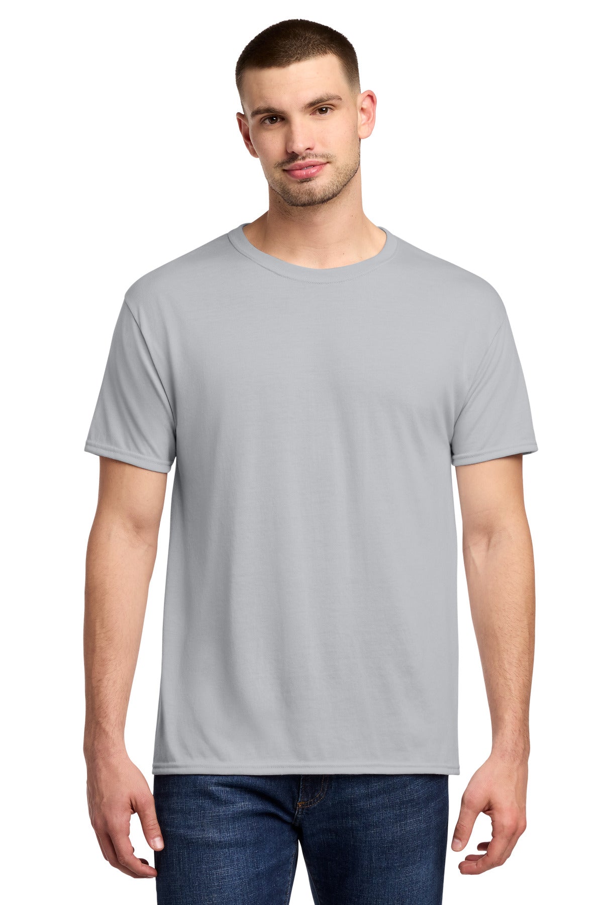 Custom Embroidery or DTF Print - Jerzees ®  Dri-Power ®  100% Polyester T-Shirt. 21M