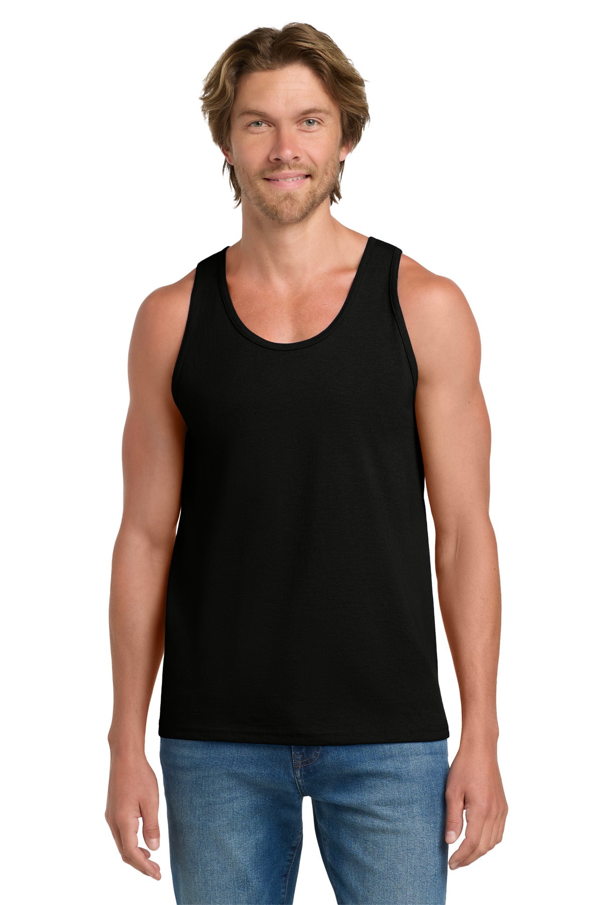 Custom Embroidered or DTF Printed - Gildan ®  - Ultra Cotton ®  100% US Cotton Tank Top.  2200