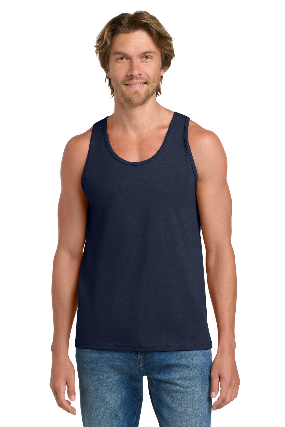 Custom Embroidered or DTF Printed - Gildan ®  - Ultra Cotton ®  100% US Cotton Tank Top.  2200