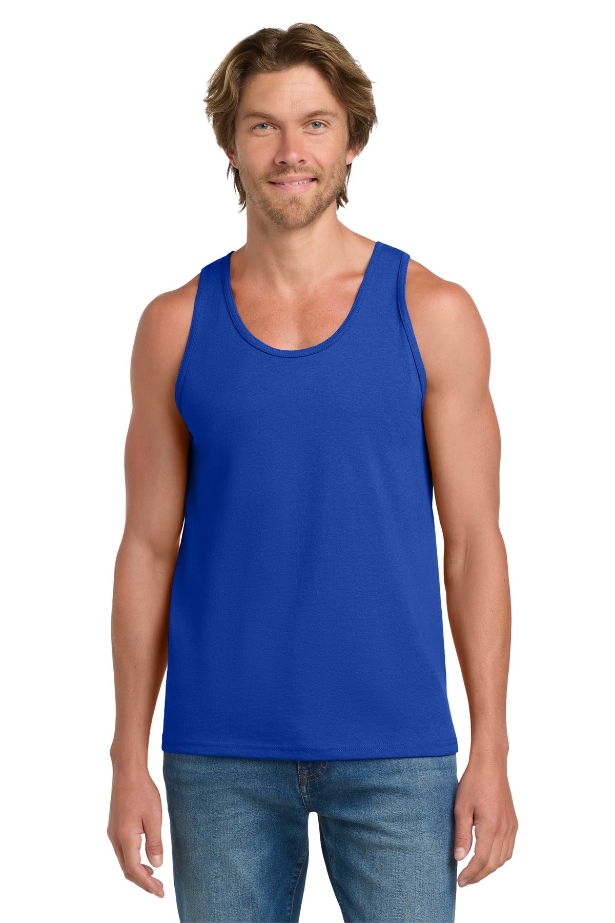 Custom Embroidered or DTF Printed - Gildan ®  - Ultra Cotton ®  100% US Cotton Tank Top.  2200
