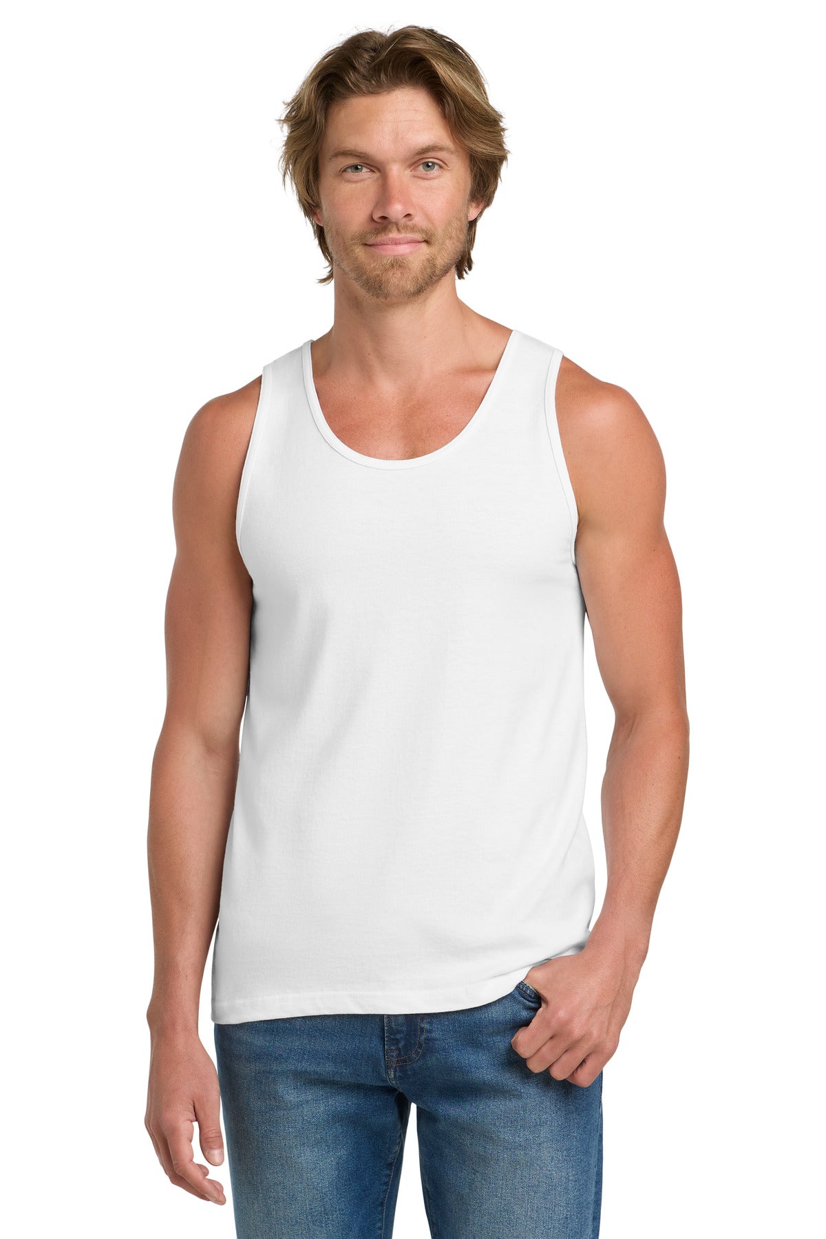 Custom Embroidered or DTF Printed - Gildan ®  - Ultra Cotton ®  100% US Cotton Tank Top.  2200