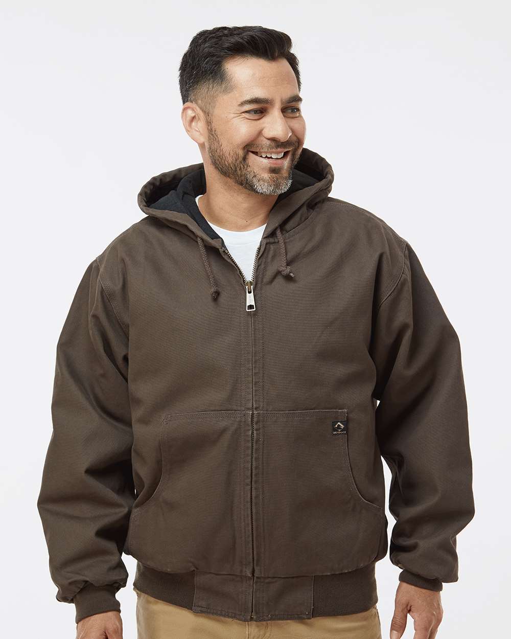 Custom Embroidery - DRI DUCK - Cheyenne Boulder Cloth™ Hooded Jacket with Tricot Quilt Lining - 5020