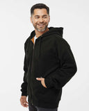 Custom Embroidery - DRI DUCK - Crossfire Heavyweight Power Fleece Hooded Jacket with Thermal Lining - 7033