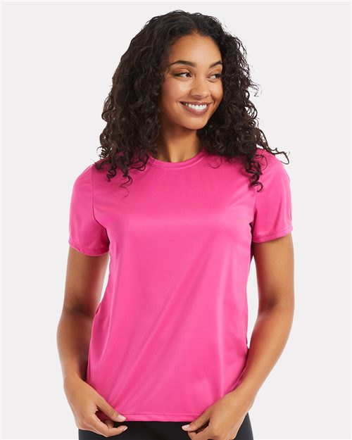 Custom Embroidered - Hanes - Cool DRI® Women's Performance T-Shirt - 4830