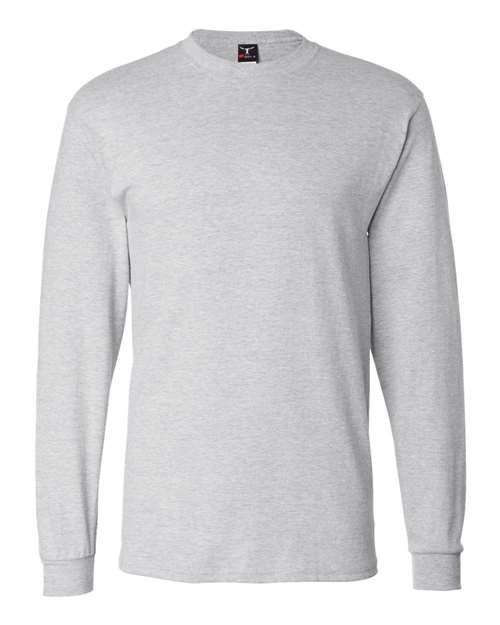 Custom Embroidered - Hanes - Beefy-T® Long Sleeve T-Shirt - 5186