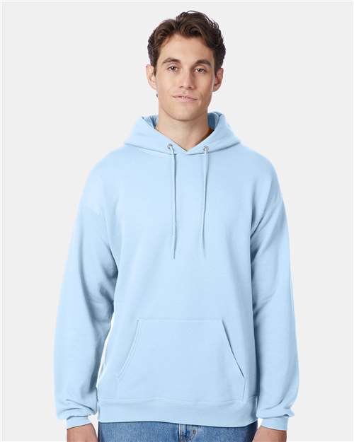 Custom Embroidered - Hanes - Ecosmart® Hooded Sweatshirt - Light Blue - P170