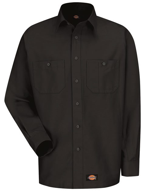 Custom Embroidered - Dickies - Men's Long Sleeve Work Shirt - WS10