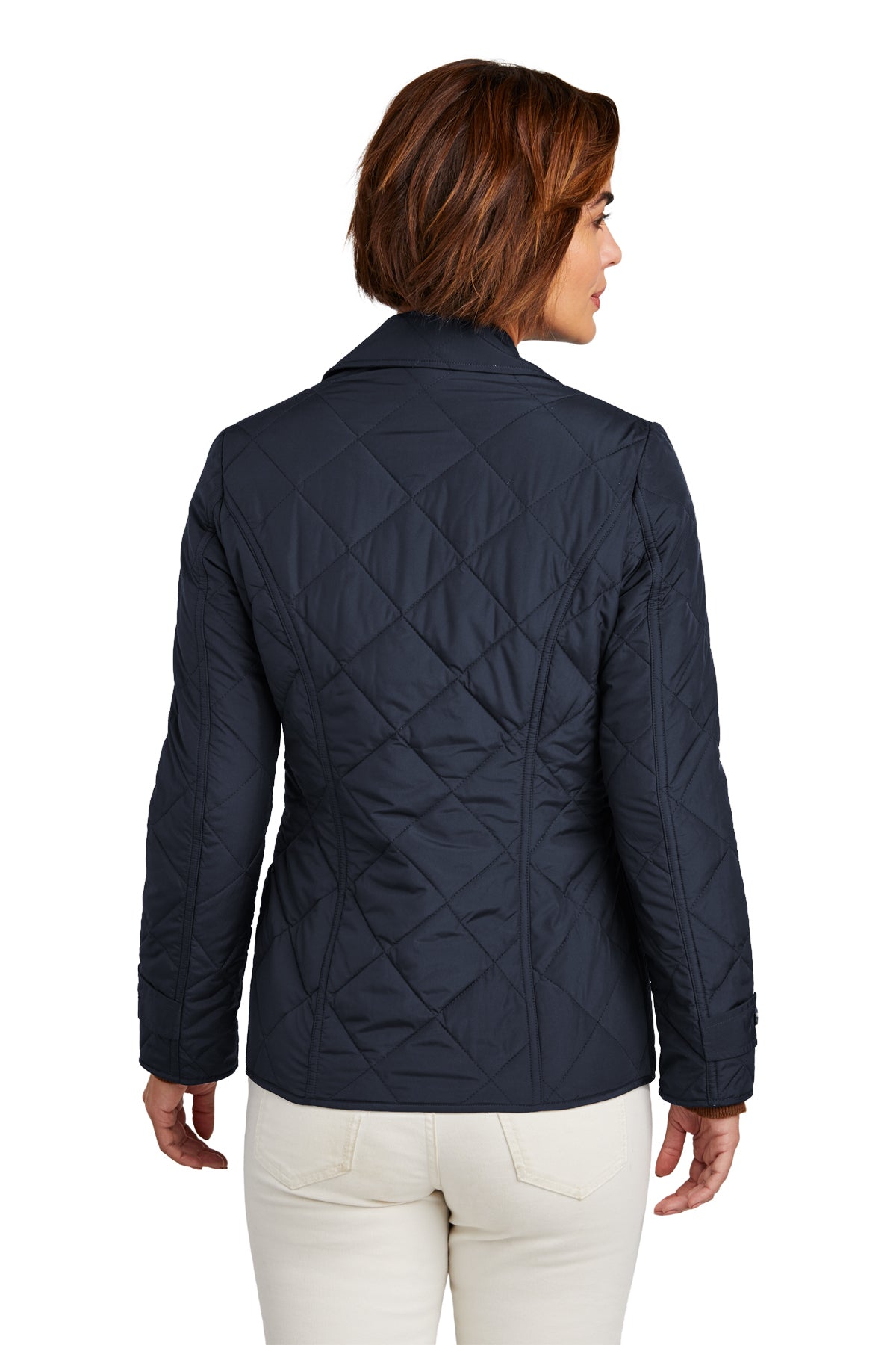 Custom Embroidered - Brooks Brothers® Women's Quilted Jacket BB18601