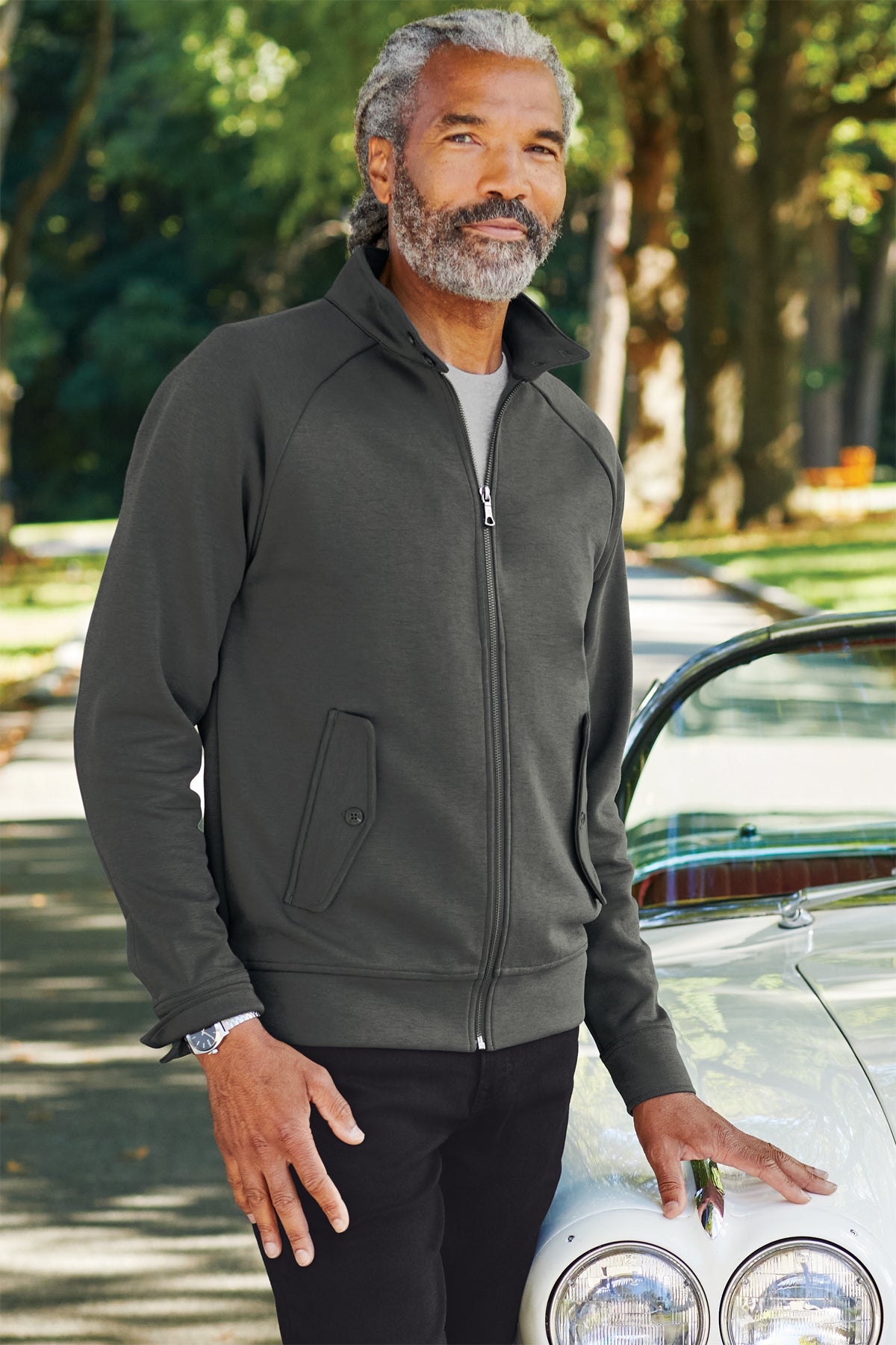 Custom Embroidered - Brooks Brothers® Double-Knit Full-Zip BB18210