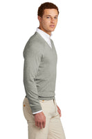 Custom Embroidered - Brooks Brothers® Cotton Stretch V-Neck Sweater BB18400