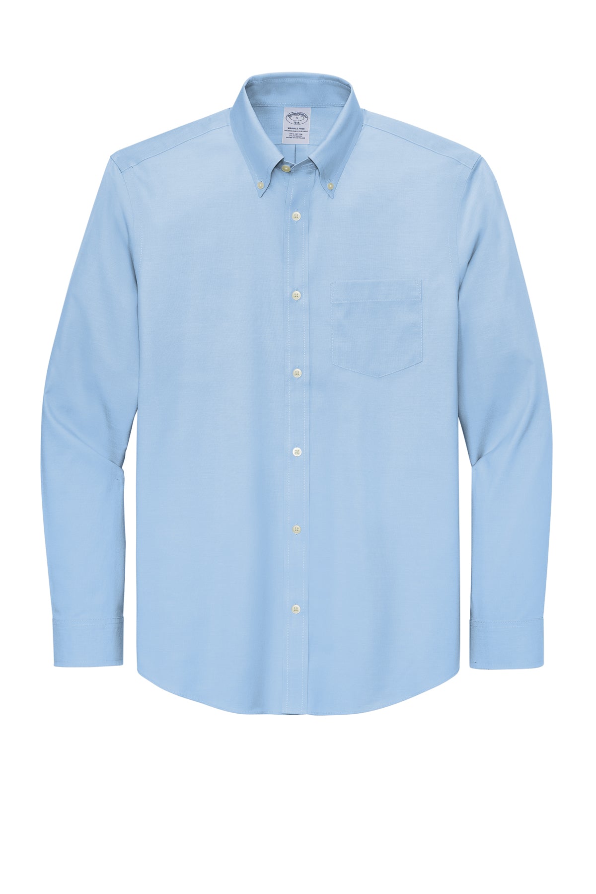 Custom Embroidered - Brooks Brothers® Wrinkle-Free Stretch Pinpoint Shirt BB18000