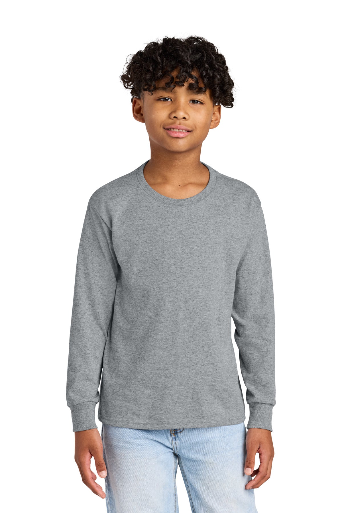 Custom Embroidery or DTF Print - Jerzees ®  Youth Dri-Power ®  50/50 Cotton/Poly Long Sleeve 29BL
