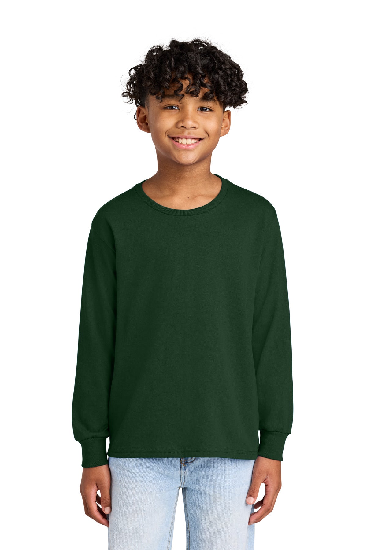 Custom Embroidery or DTF Print - Jerzees ®  Youth Dri-Power ®  50/50 Cotton/Poly Long Sleeve 29BL