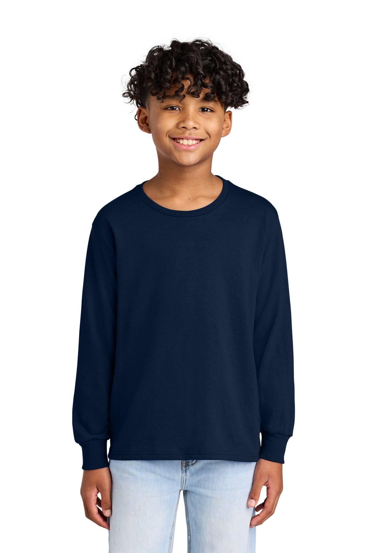 Custom Embroidery or DTF Print - Jerzees ®  Youth Dri-Power ®  50/50 Cotton/Poly Long Sleeve 29BL