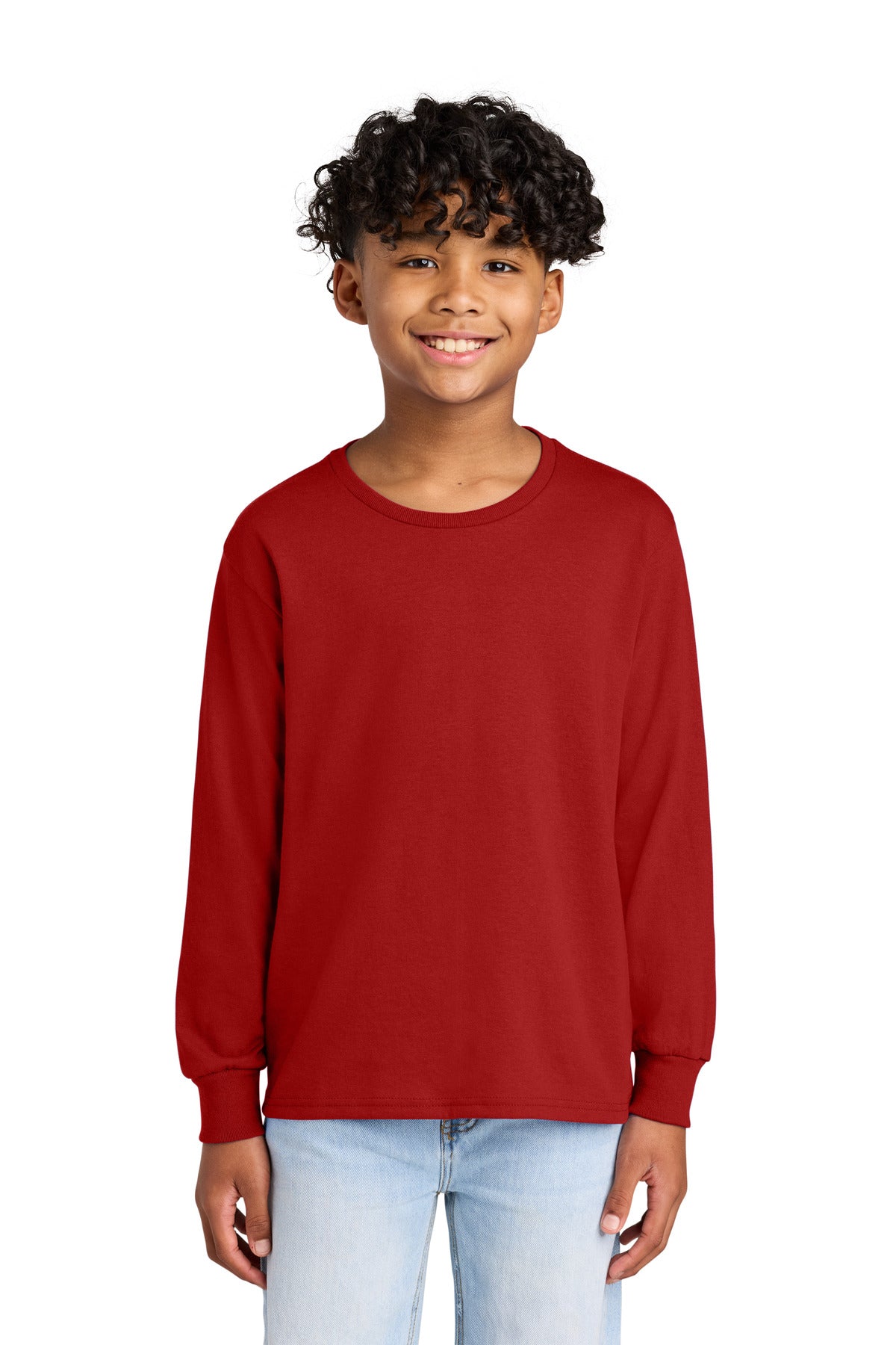 Custom Embroidery or DTF Print - Jerzees ®  Youth Dri-Power ®  50/50 Cotton/Poly Long Sleeve 29BL