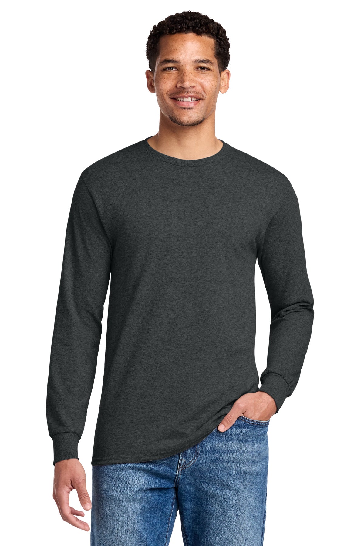 Custom Embroidery or DTF Print - Jerzees ®  - Dri-Power ®  50/50 Cotton/Poly Long Sleeve T-Shirt.  29LS