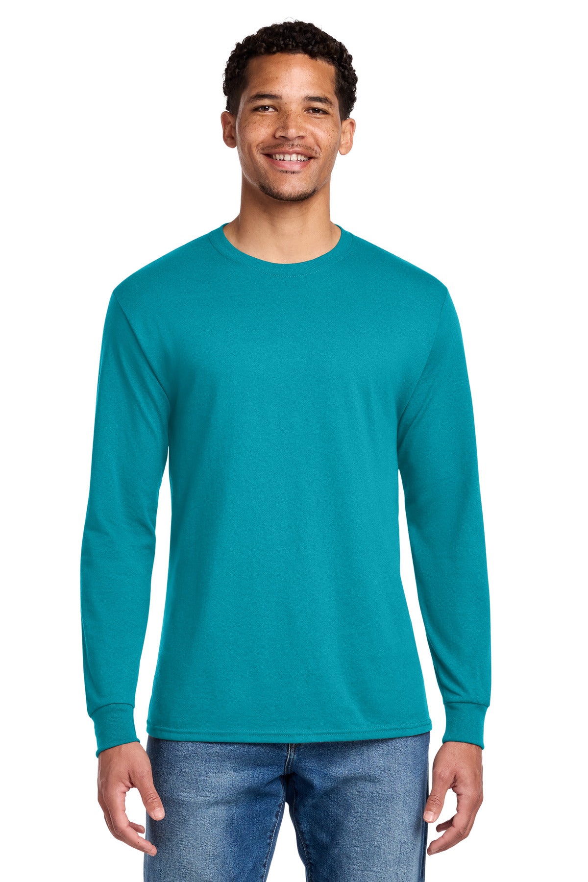 Custom Embroidery or DTF Print - Jerzees ®  - Dri-Power ®  50/50 Cotton/Poly Long Sleeve T-Shirt.  29LS