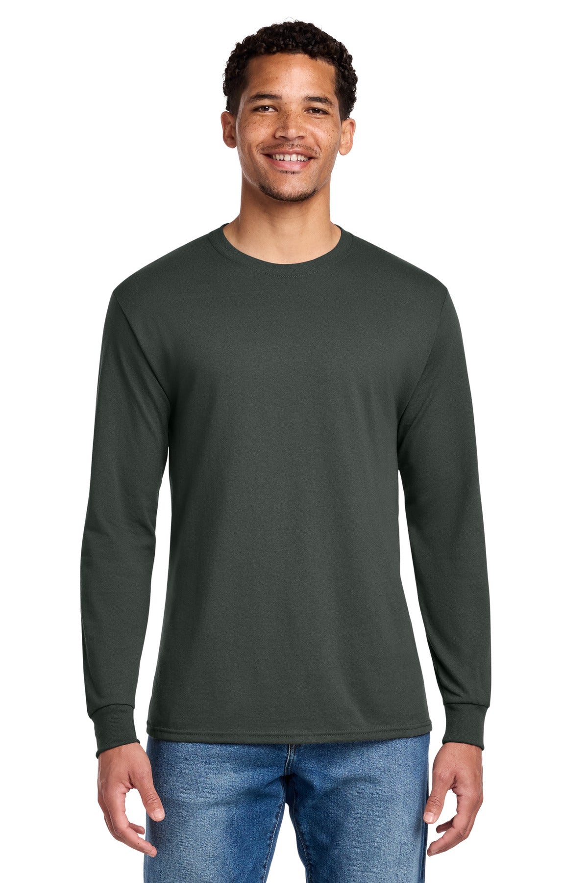 Custom Embroidery or DTF Print - Jerzees ®  - Dri-Power ®  50/50 Cotton/Poly Long Sleeve T-Shirt.  29LS