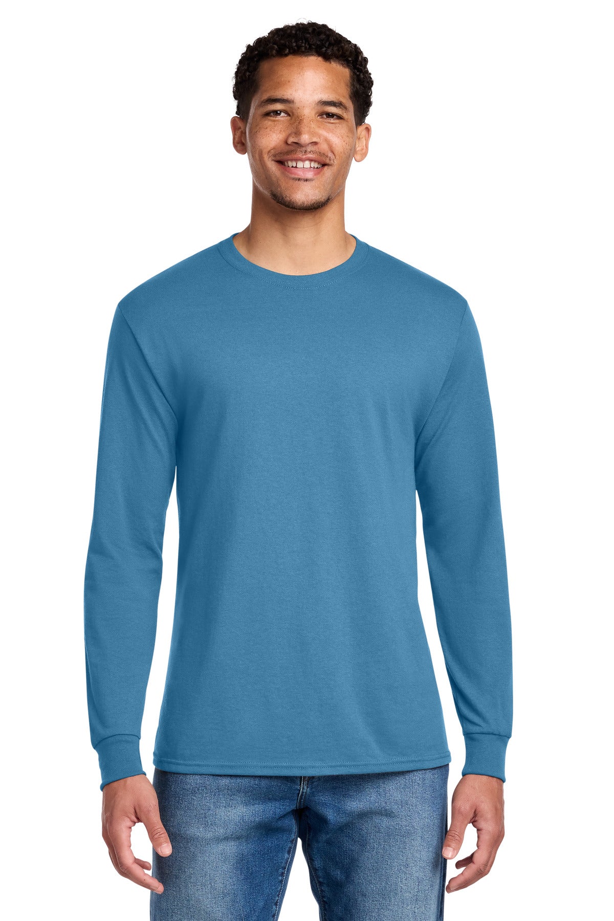 Custom Embroidery or DTF Print - Jerzees ®  - Dri-Power ®  50/50 Cotton/Poly Long Sleeve T-Shirt.  29LS