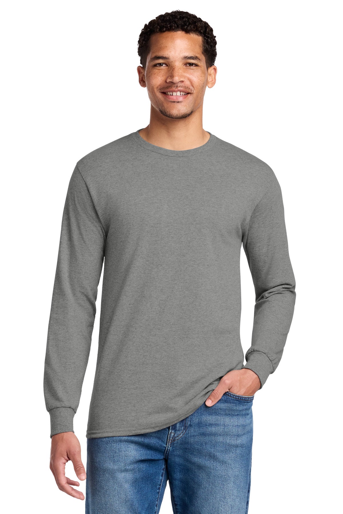 Custom Embroidery or DTF Print - Jerzees ®  - Dri-Power ®  50/50 Cotton/Poly Long Sleeve T-Shirt.  29LS