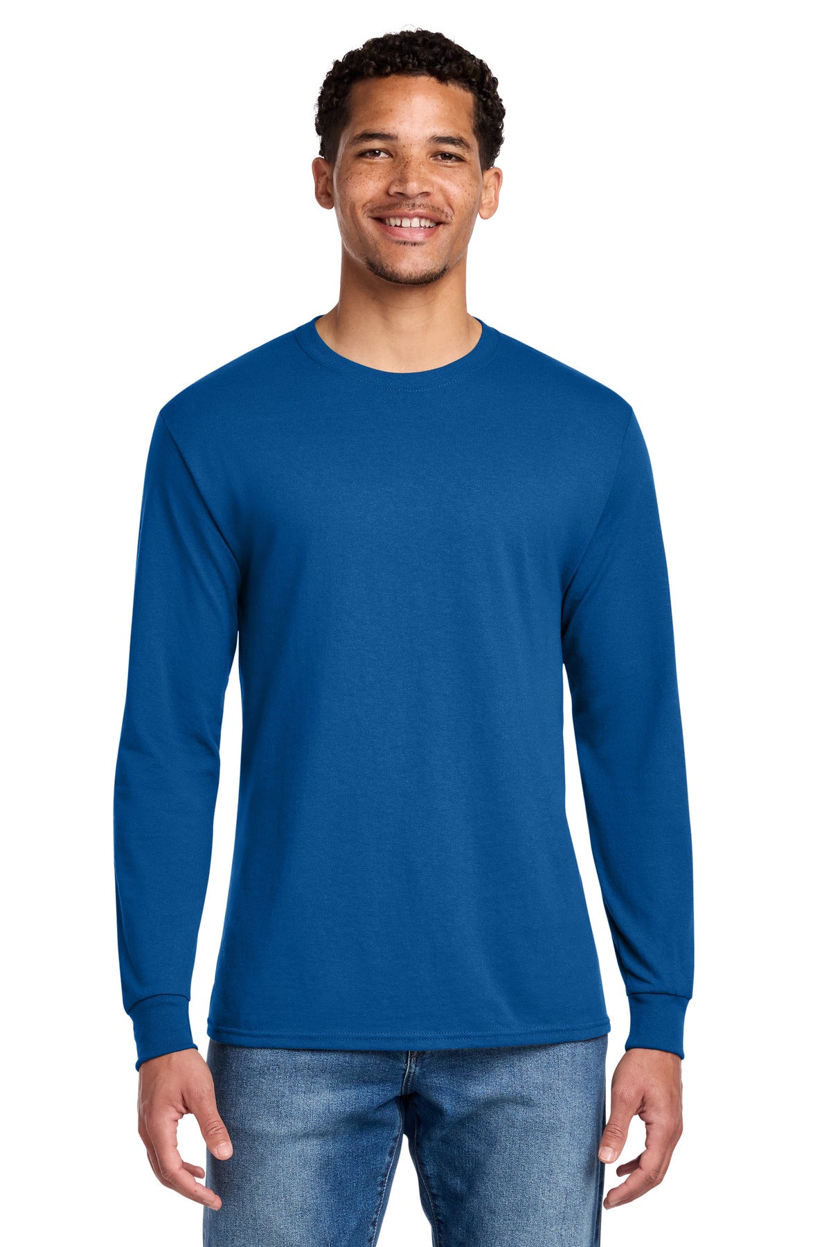 Custom Embroidery or DTF Print - Jerzees ®  - Dri-Power ®  50/50 Cotton/Poly Long Sleeve T-Shirt.  29LS