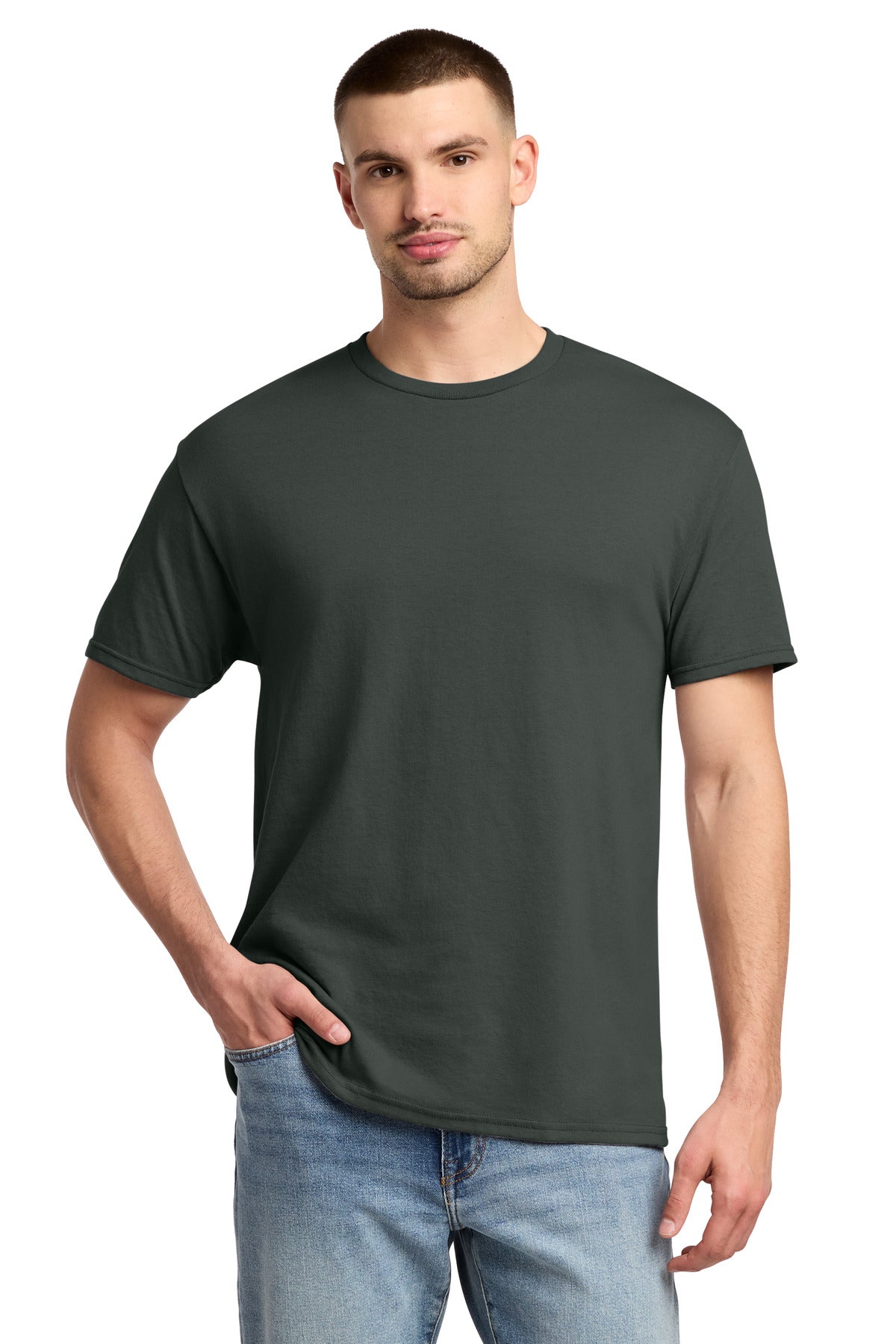 Custom Embroidery or DTF Print - Jerzees ®  -  Dri-Power ®  50/50 Cotton/Poly T-Shirt.  29M