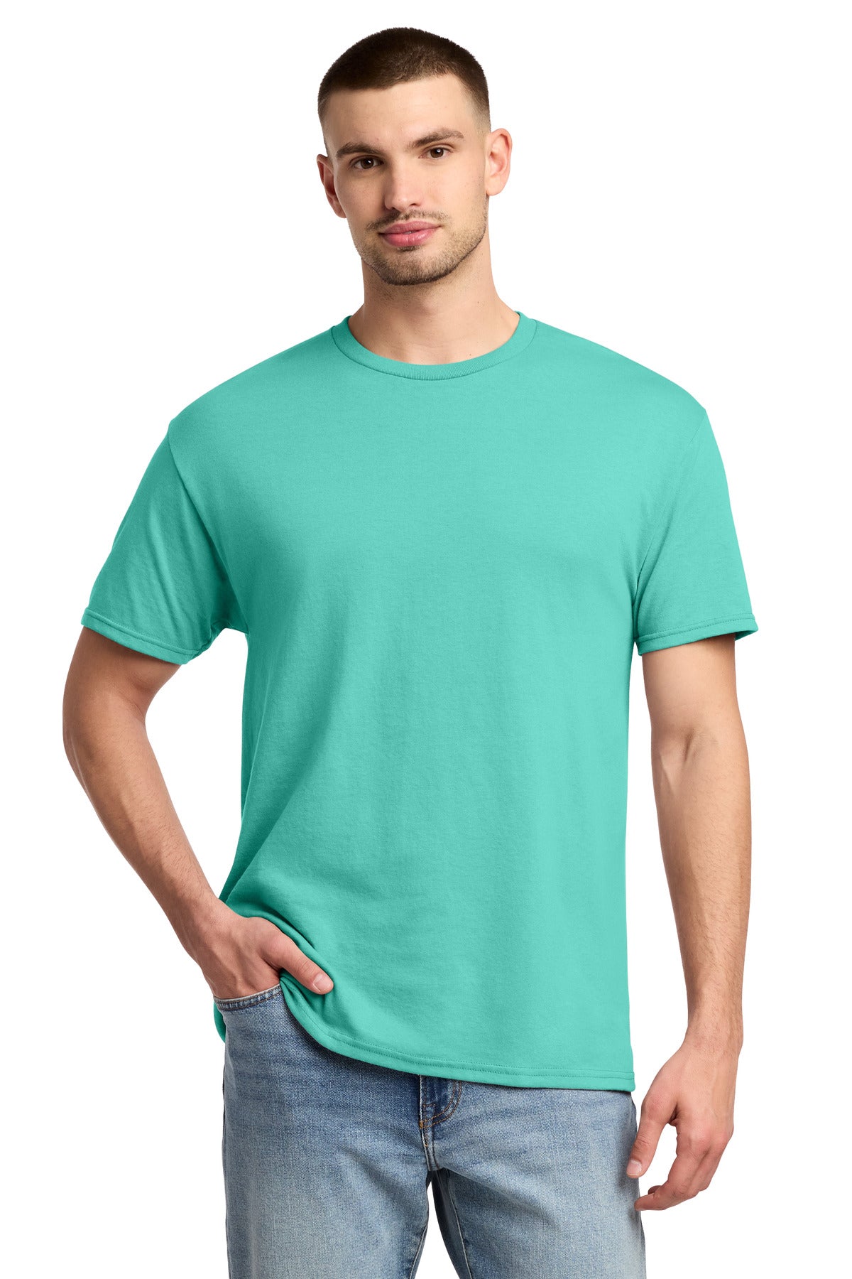 Custom Embroidery or DTF Print - Jerzees ®  -  Dri-Power ®  50/50 Cotton/Poly T-Shirt.  29M