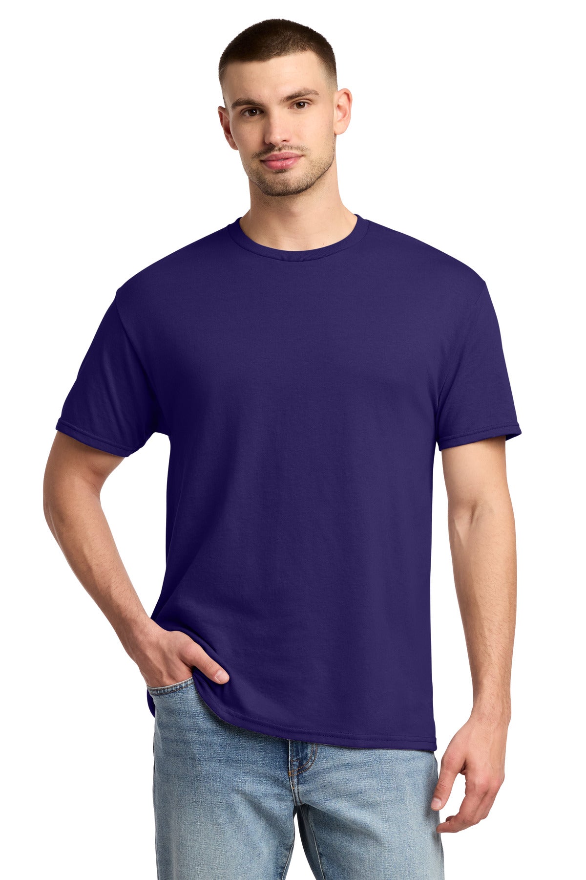 Custom Embroidery or DTF Print - Jerzees ®  -  Dri-Power ®  50/50 Cotton/Poly T-Shirt.  29M