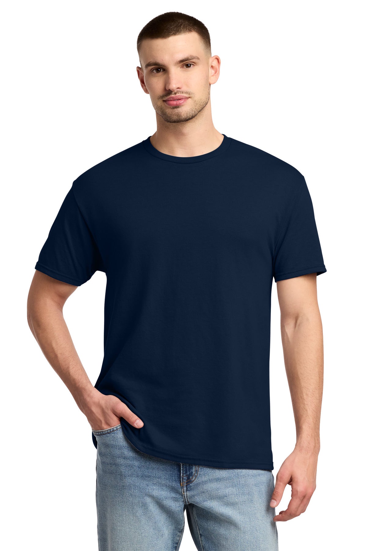 Custom Embroidery or DTF Print - Jerzees ®  -  Dri-Power ®  50/50 Cotton/Poly T-Shirt.  29M