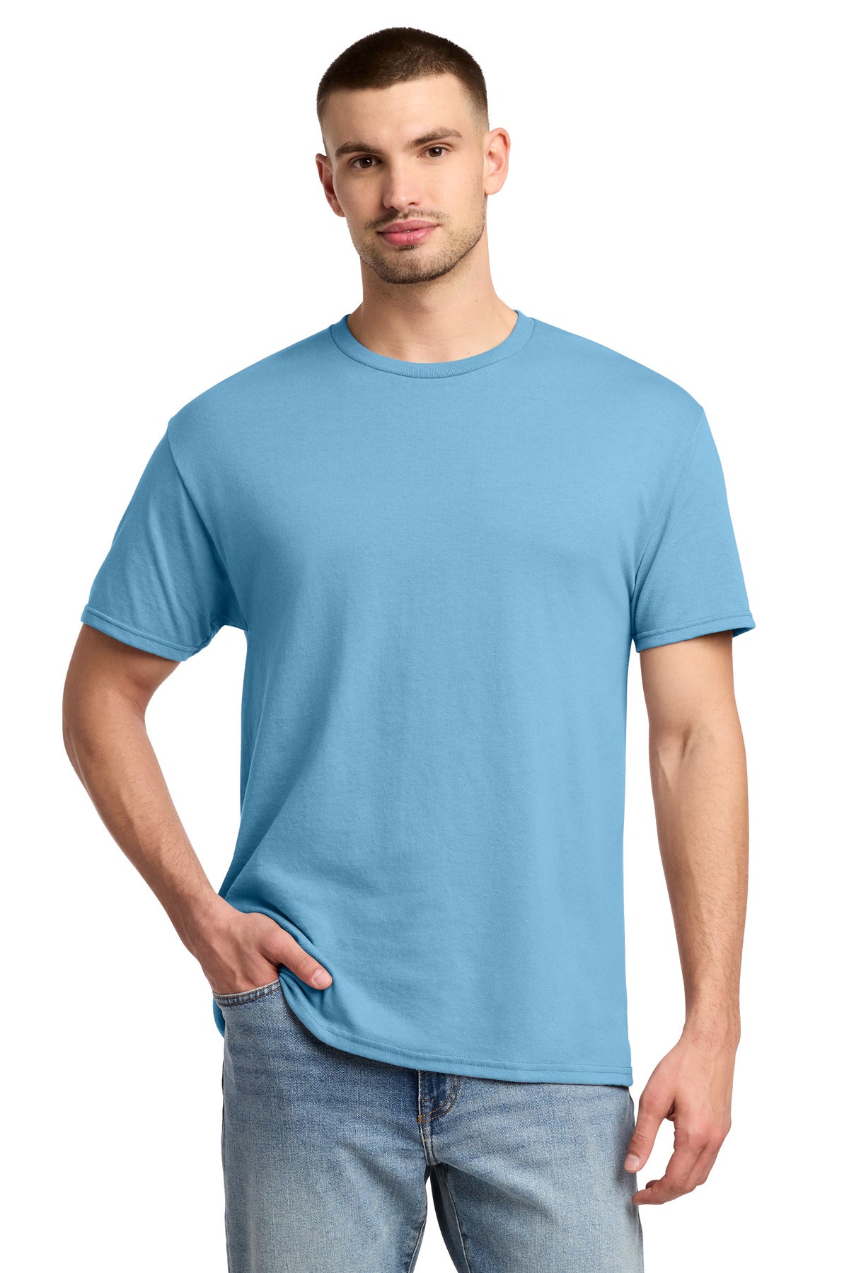 Custom Embroidery or DTF Print - Jerzees ®  -  Dri-Power ®  50/50 Cotton/Poly T-Shirt.  29M