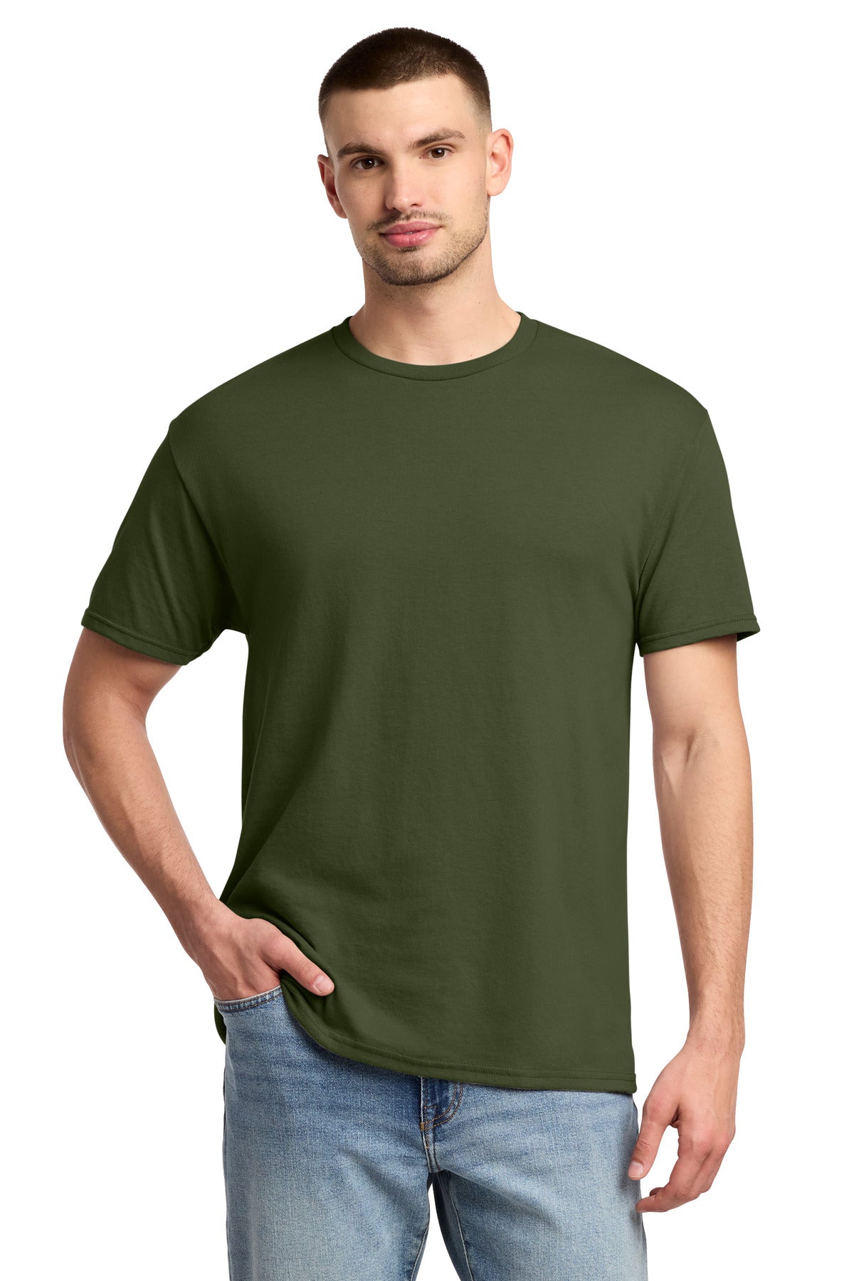 Custom Embroidery or DTF Print - Jerzees ®  -  Dri-Power ®  50/50 Cotton/Poly T-Shirt.  29M
