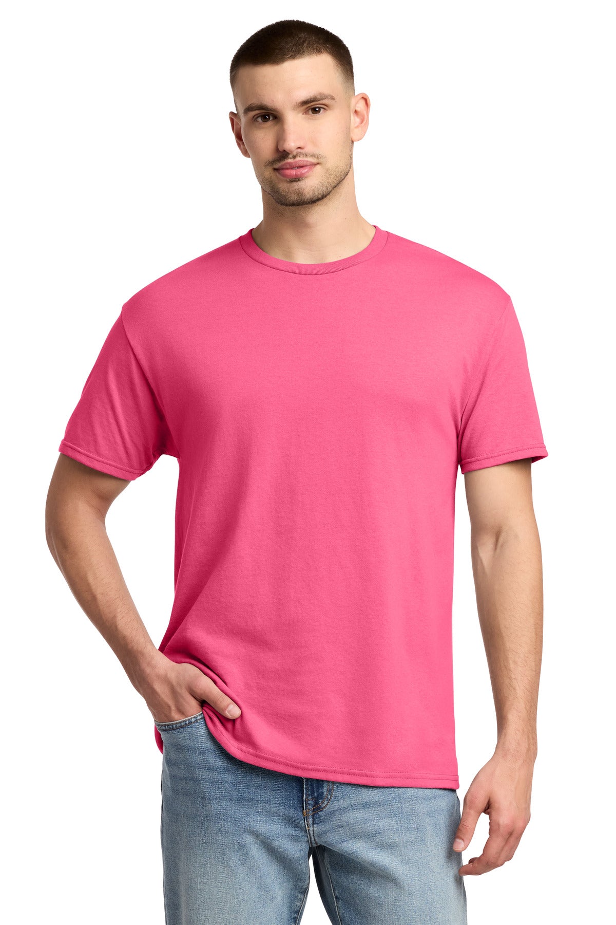 Custom Embroidery or DTF Print - Jerzees ®  -  Dri-Power ®  50/50 Cotton/Poly T-Shirt.  29M