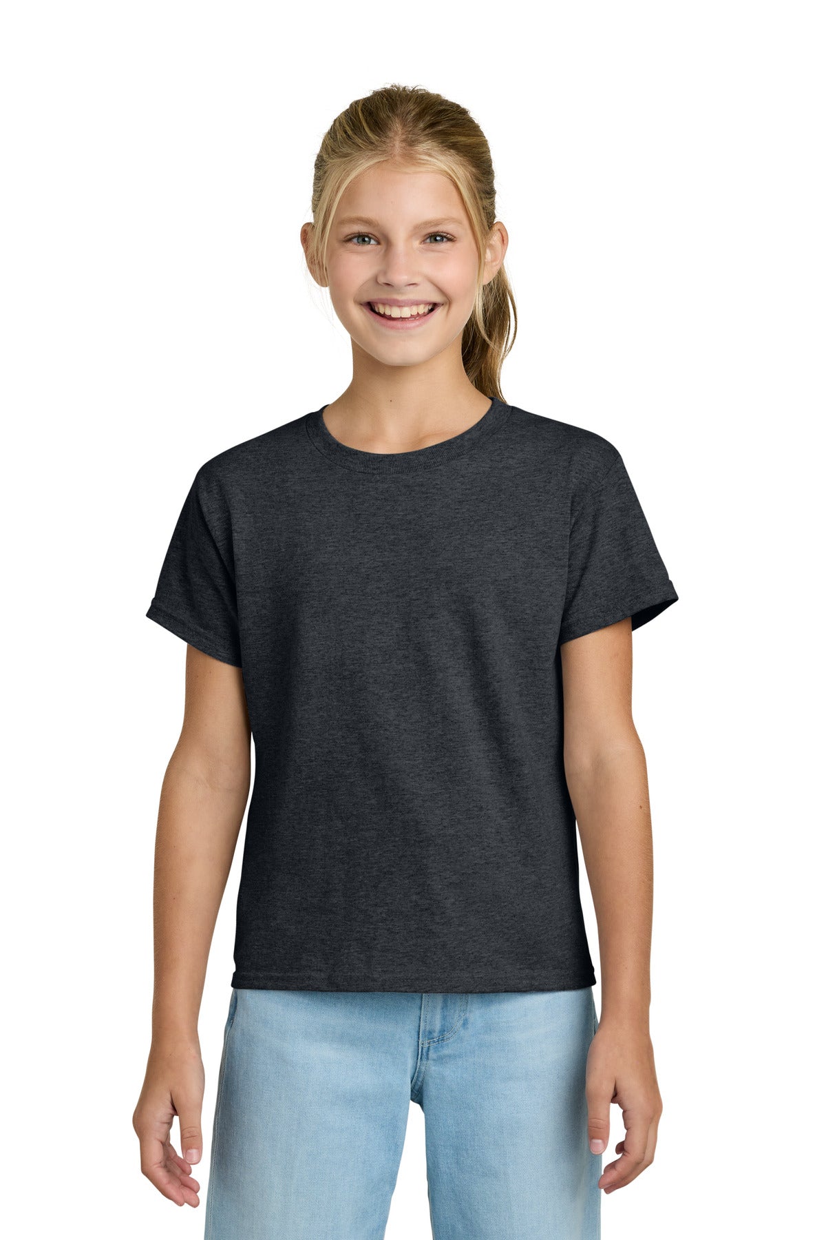 Custom Embroidered or DTF Printed - Gildan ®  Youth Light Cotton Tee 3000B