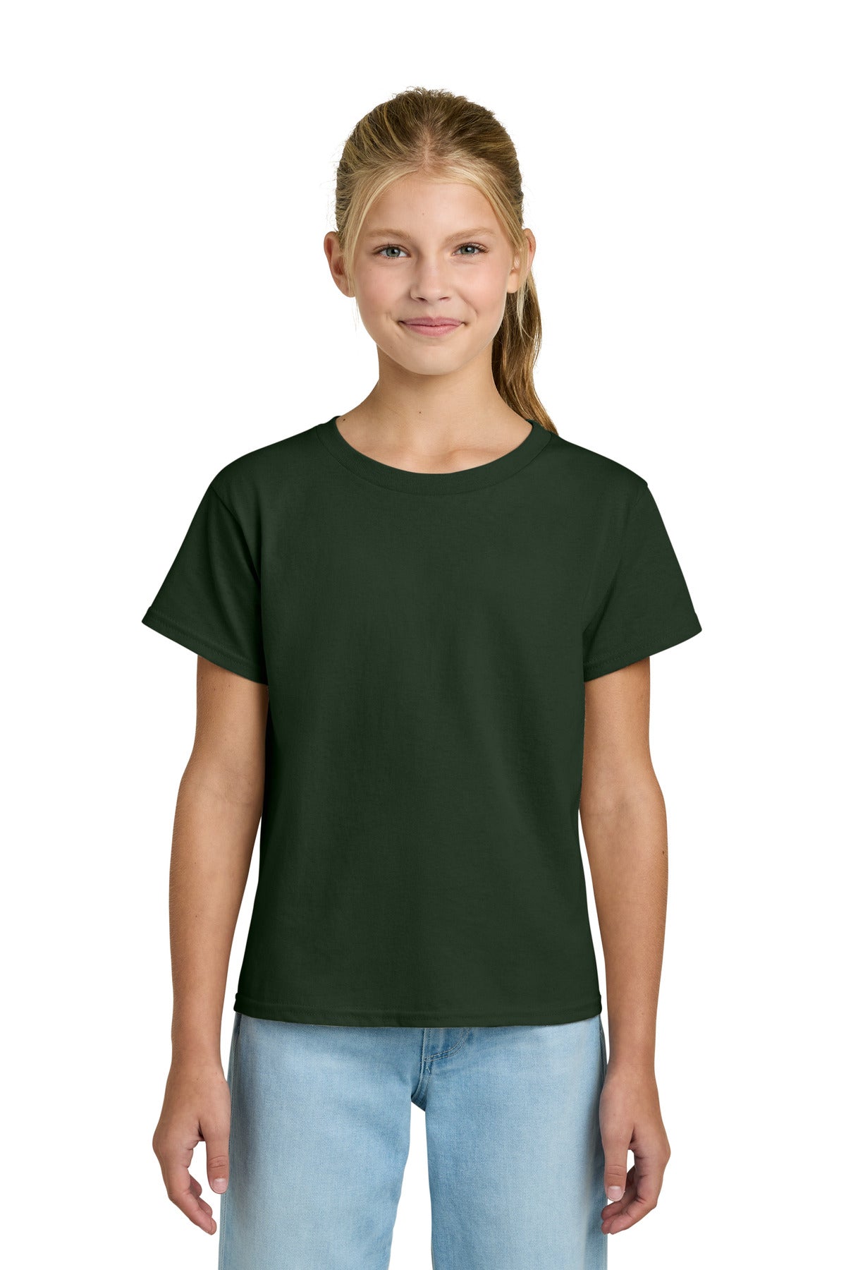 Custom Embroidered or DTF Printed - Gildan ®  Youth Light Cotton Tee 3000B