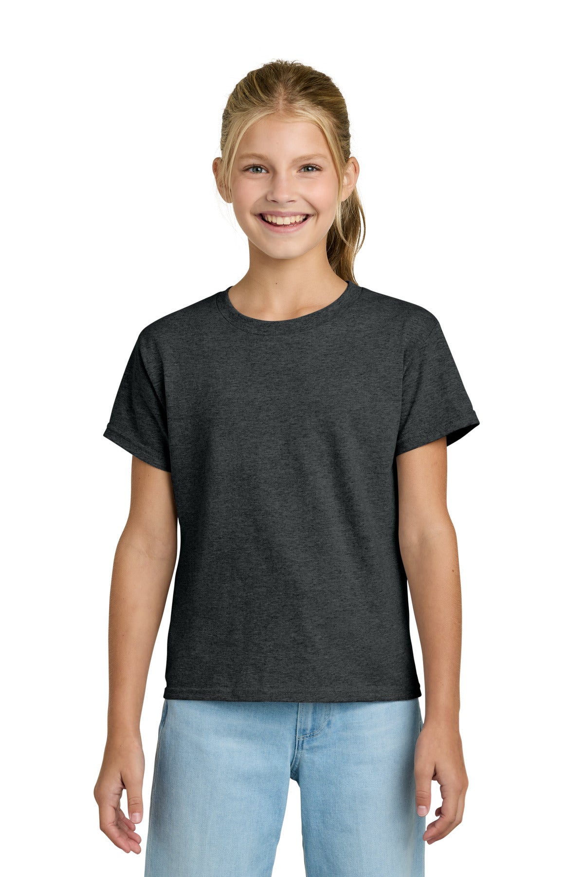 Custom Embroidered or DTF Printed - Gildan ®  Youth Light Cotton Tee 3000B