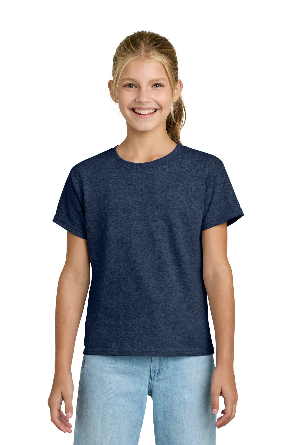 Custom Embroidered or DTF Printed - Gildan ®  Youth Light Cotton Tee 3000B