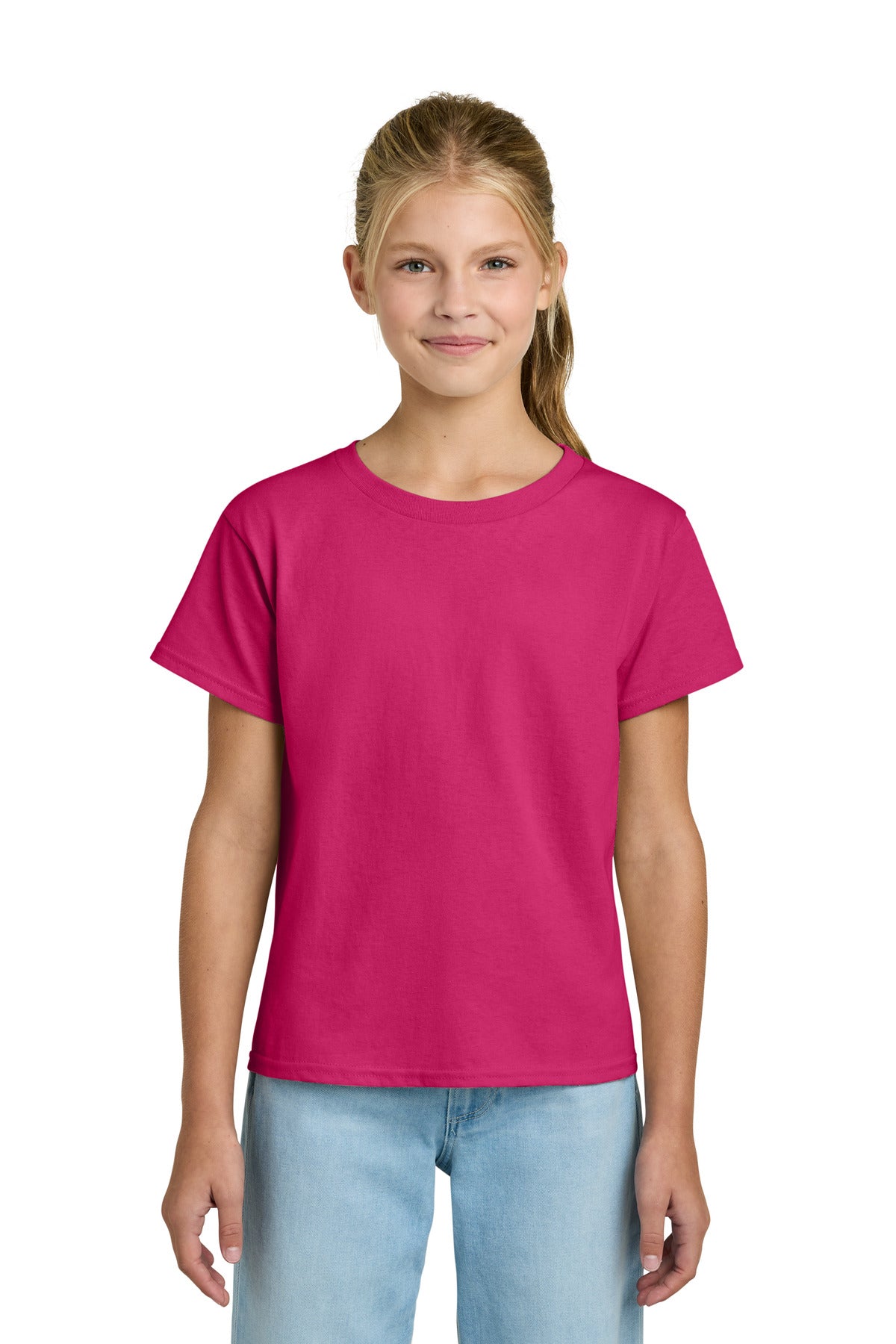 Custom Embroidered or DTF Printed - Gildan ®  Youth Light Cotton Tee 3000B