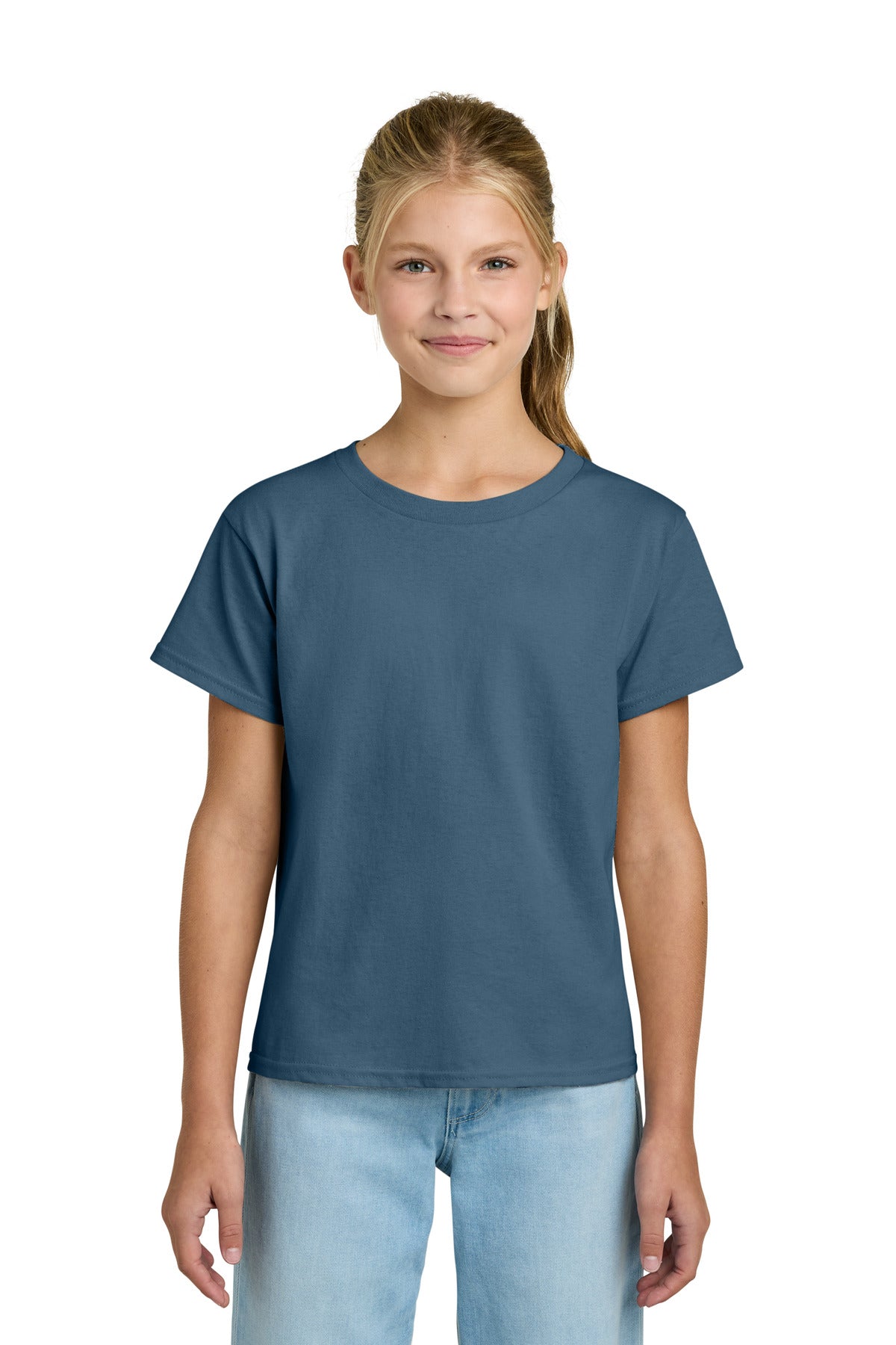 Custom Embroidered or DTF Printed - Gildan ®  Youth Light Cotton Tee 3000B
