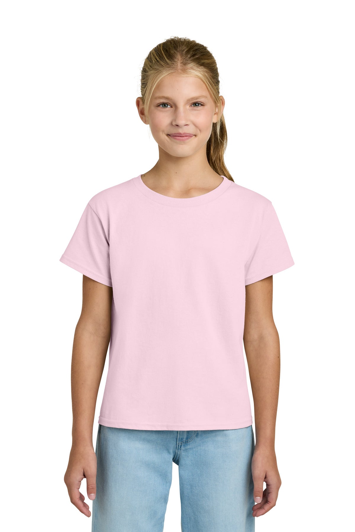 Custom Embroidered or DTF Printed - Gildan ®  Youth Light Cotton Tee 3000B