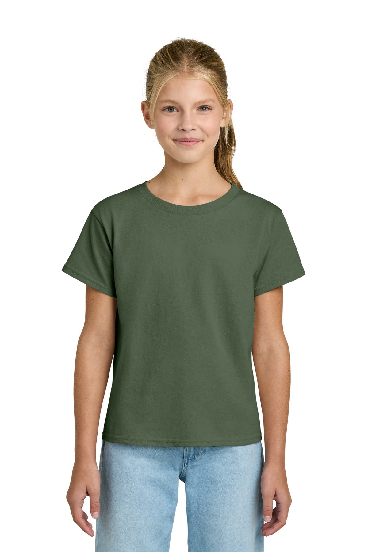 Custom Embroidered or DTF Printed - Gildan ®  Youth Light Cotton Tee 3000B
