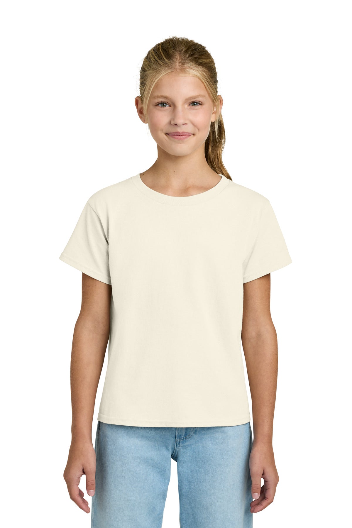 Custom Embroidered or DTF Printed - Gildan ®  Youth Light Cotton Tee 3000B