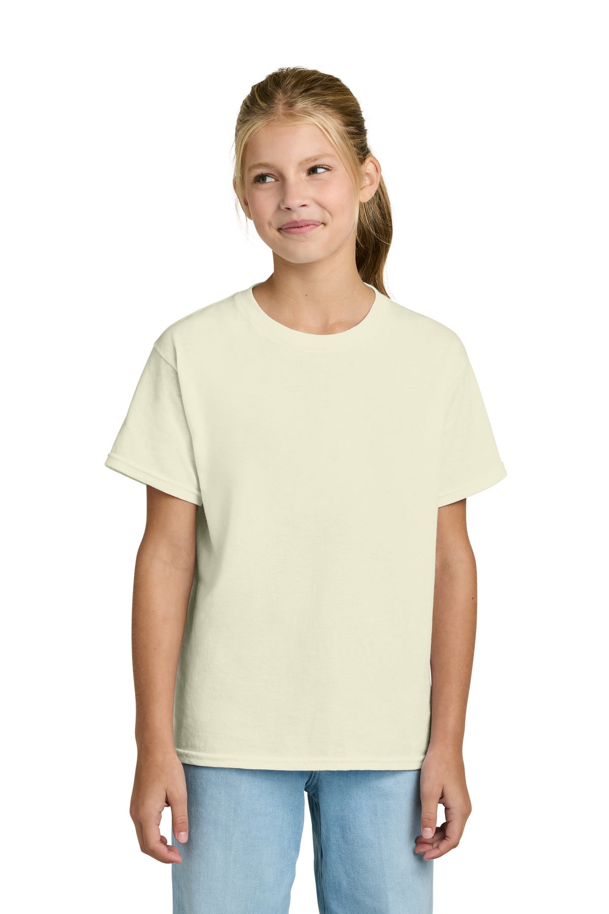 Custom Embroidered or DTF Printed - Gildan ®  Youth Light Cotton Tee 3000B
