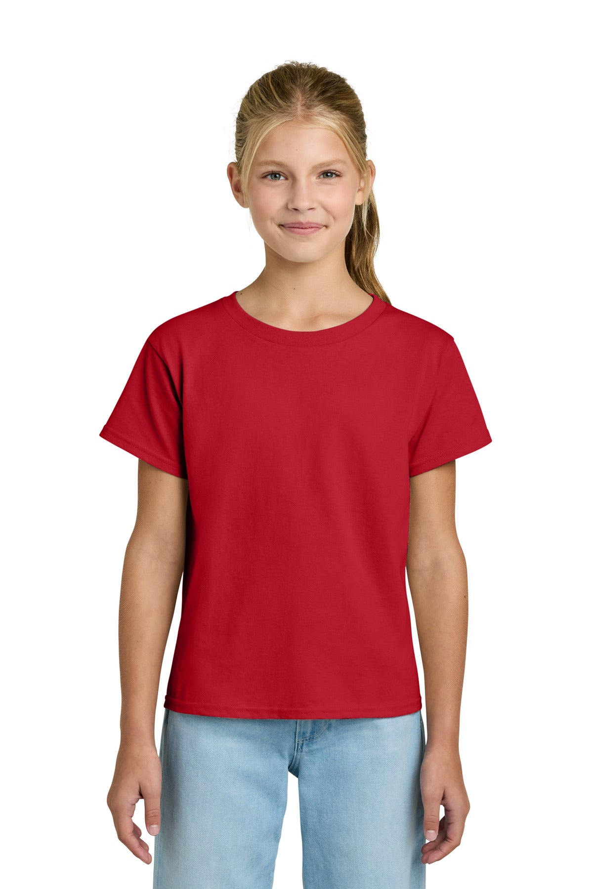 Custom Embroidered or DTF Printed - Gildan ®  Youth Light Cotton Tee 3000B